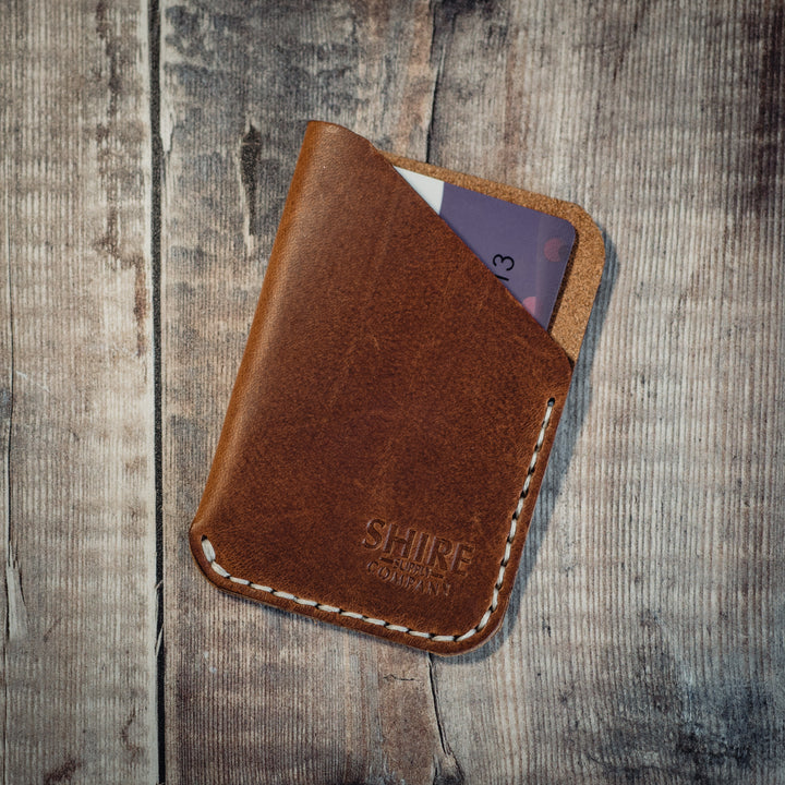 Simple Leather Wallet - Handcrafted, UK made 