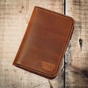 Vertical Leather Card Wallet