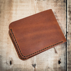 Classic Traditional Leather Bi-fold Wallet - 4 Slots, EDC,  Mens Wallet, Best man gift, groomsmen gift, Gift for him. - Handcrafted, UK made SHIRE SUPPLY COMPANY