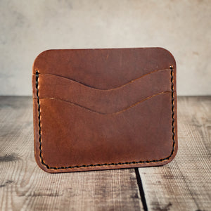 Minimalist Card Wallet - Mens simple wallet, EDC, everyday carry - Handcrafted, UK made SHIRE SUPPLY COMPANY