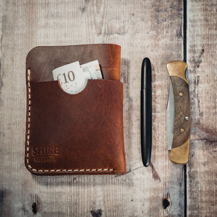 EDC Sleeve Wallet, Pocket Organiser Organizer Mens Wallet Minimalist Card Wallet - Mens simple wallet, EDC, everyday carry - Handcrafted, UK made SHIRE SUPPLY COMPANY