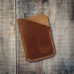 Simple Leather Wallet - Handcrafted, UK made 