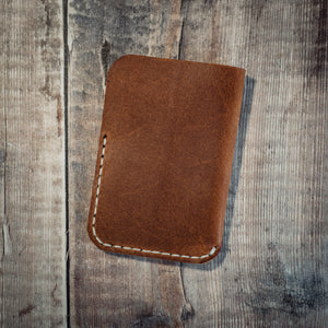 Simple Leather Wallet - Handcrafted, UK made 